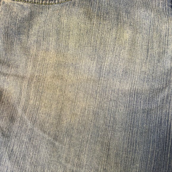 Bandolino Jeans 20W Womens Mid Rise Bootcut Light Wash Button Flap Pockets Stain - Picture 5 of 16